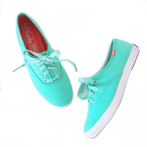 Keds Champion Turquoise Keds Keds Chillax Neon Twill Washable